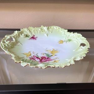 Vintage Hand Painted serving dish
